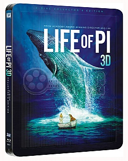 LIFE OF PI + LENTICULAR MAGNET + 40P BOOKLET 3D + 2D Steelbook™ Limited Collector's Edition + Gift Steelbook's™ foil