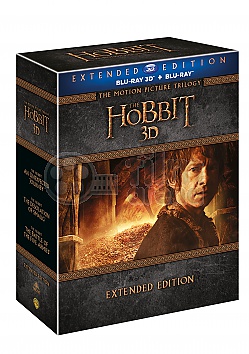 Hobit Trilogy 1 - 3 3D + 2D Collection Extended cut