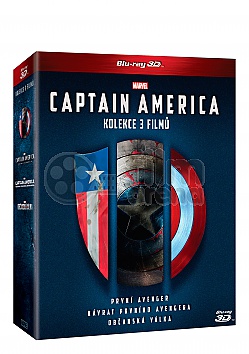 Captain America trilogy 1-3: Captain America: The First Avenger + Captain America: The Winter Soldier + Captain America: Civil War 3D + 2D Collection