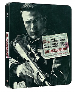 THE ACCOUNTANT Steelbook™ Limited Collector's Edition + Gift Steelbook's™ foil
