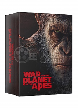 FAC #95 WAR FOR THE PLANET OF THE APES MANIACS Collector's BOX (featuring E1 + E2 + E3 + E5B) EDITION #4 WEA Exclusive 3D + 2D Steelbook™ Limited Collector's Edition - numbered