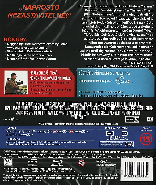 Unstoppable [Blu-ray + Digital Copy]