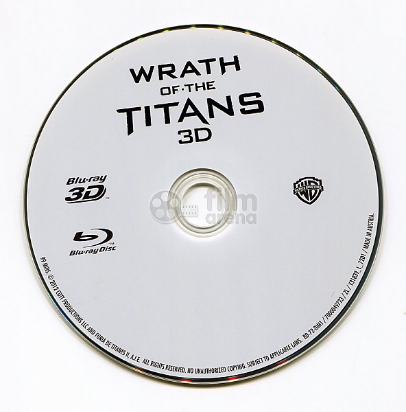 Blu-Ray 3D Fúria de Titãs
