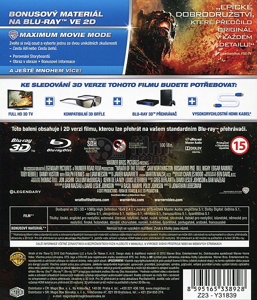 Wrath of the Titans 3D [2 Discs] [Includes Digital Copy] [3D] [Blu-ray/DVD]  [Blu-ray/Blu-ray 3D/DVD] [2012] - Best Buy