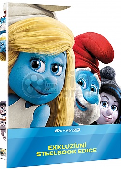 The Smurfs 2 3D + 2D Steelbook™ Limited Collector's Edition + Gift Steelbook's™ foil