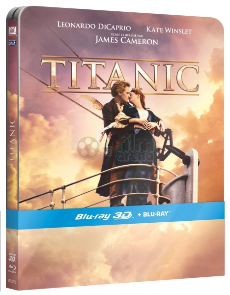 TITANIC 3D + 2D Steelbook™ Limited Collector's Edition + Gift Steelbook's™  foil (2 Blu-ray 3D + 2 Blu-ray)