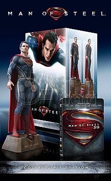 Man of Steel 3D + 2D Steelbook™ Limited Collector's Edition Gift Set + Gift Steelbook's™ foil