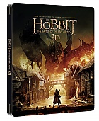 HOBIT: Bitva pti armd 3D + 2D Steelbook™ Limitovan sbratelsk edice + DREK flie na SteelBook™ (2 Blu-ray 3D + 2 Blu-ray)