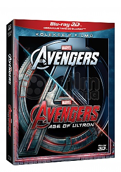 THE AVENGERS 1 + 2 3D + 2D Collection