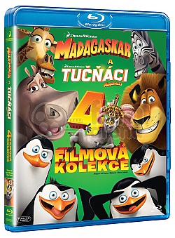 Collection Madagascar 1-3 + The Penguins of Madagascar