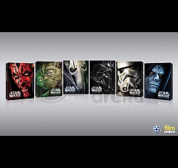 Star Wars 1 - 6 Complete Steelbook™ Collection Limited Collector's Edition + Gift Steelbook's™ foil