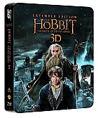 HOBIT: Bitva pti armd JUMBO STEELBOOK 3D + 2D Steelbook™ Prodlouen verze Limitovan sbratelsk edice (2 Blu-ray 3D + 3 Blu-ray)