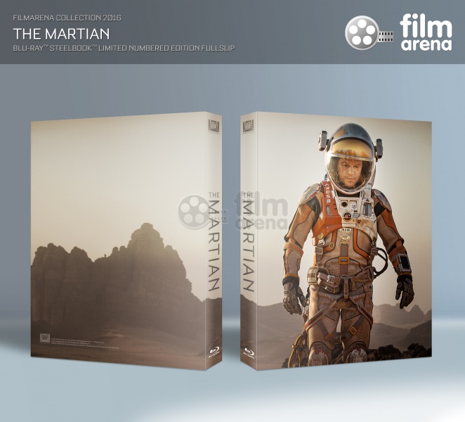 FAC #28 THE MARTIAN FullSlip + Lenticular Magnet 3D + 2D Steelbook