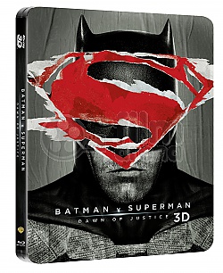 BATMAN v SUPERMAN: Dawn of Justice 3D + 2D Steelbook™ Extended cut Limited Collector's Edition + Gift Steelbook's™ foil