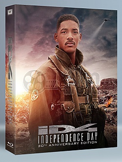 FAC #36 INDEPENDENCE DAY (20th Anniversary) FULLSLIP + LENTICULAR MAGNET Steelbook™ Extended cut Limited Collector's Edition - numbered + Gift Steelbook's™ foil