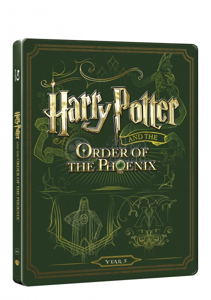 Harry Potter And The Order Of The Phoenix Steelbook Limited Collector S Edition Gift Steelbook S Foil Blu Ray Dvd