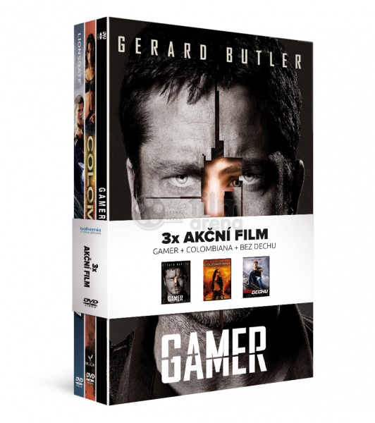 3x ACTION MOVIE: Gamer + Colombiana + Abduction Collection (3 DVD)