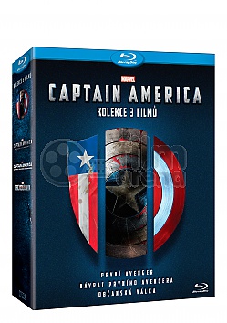 CAPTAIN AMERICA Trilogy 1 - 3: Captain America: The First Avenger + Captain America: The Winter Soldier + Captain America: Civil War Collection