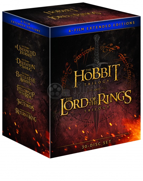 een andere doe niet Geven Middle Earth Collection Extended cut (18 Blu-ray + 12 DVD)