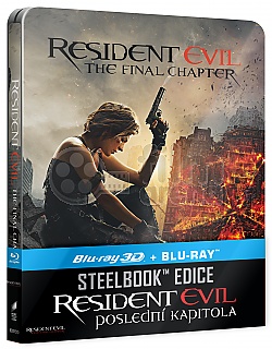 Resident Evil: The Final Chapter 3D + 2D Steelbook™ Limited Collector's Edition + Gift Steelbook's™ foil