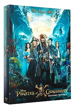 FAC #104 PIRATES OF THE CARIBBEAN: Salazar's Revenge FULLSLIP + Lentikulrn Magnet 3D + 2D Steelbook™ Limited Collector's Edition - numbered