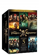 PIRTI Z KARIBIKU 1 - 5 Kolekce (5 DVD)