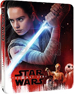 STAR WARS: Episode VIII - The Last Jedi 3D + 2D Steelbook™ Limited Collector's Edition + Gift Steelbook's™ foil