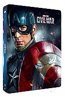 CAPTAIN AMERICA: Obansk vlka + Lenticular Magnet 3D (Nov vizul) 3D + 2D Steelbook™ Limitovan sbratelsk edice (Blu-ray 3D + Blu-ray)