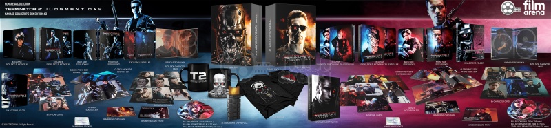 Filmarena Collection Terminator 2: Judgment Day 3D and 4K UHD WEA Exclusive  Steelbooks