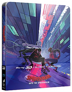 Spider-Man: Into the Spider-Verse INTERNATIONAL Version #2 3D + 2D Steelbook™ Limited Collector's Edition + Gift Steelbook's™ foil