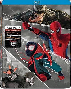 SPIDER-MAN + VENOM (4-Movie Collection) Steelbook™ Limited Collector's Edition + Gift Steelbook's™ foil