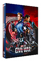FAC #148 CAPTAIN AMERICA: Civil War Lenticular 3D FullSlip EDITION #2 Steelbook™ Limited Collector's Edition - numbered (Blu-ray 3D + Blu-ray)