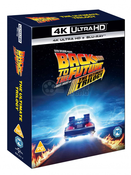 Back to the Future Trilogy [ 35th Anniversary STEELBOOK Box Set ] (4K UHD)  NEW