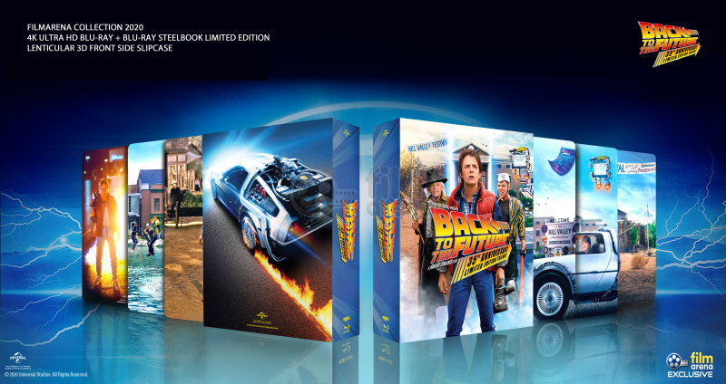 Back to the Future Trilogy [ 35th Anniversary STEELBOOK Box Set ] (4K UHD)  NEW