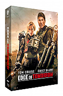 FAC #181 EDGE OF TOMORROW LENTICULAR 3D FullSlip XL + Lenticular 3D Magnet Steelbook™ Limited Collector's Edition - numbered (4K Ultra HD + Blu-ray)
