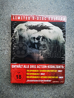 The Expendables 1 - 3 Steelbook™ Collection + Gift Steelbook's™ foil