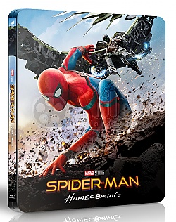 SPIDER-MAN: Homecoming WEA Exclusive 3D + 2D Steelbook&trade; Limited Collector's Edition + Gift Steelbook's&trade; foil