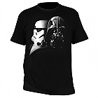 STAR WARS T - SHIRT - "Vader and Trooper" men 's, black S (Merchandise)