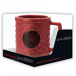 MUG GAME OF THRONES - Targaryen 3D 500 ml