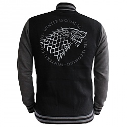 Jacket GAME OF THRONES - "Stark" for men, black-gray - Size Extra Extra Large