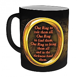 MUG LORD OF THE RINGS - One ring changers with 295 ml