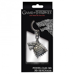 KEYCHAIN GAME OF THRONES - Stark 3D