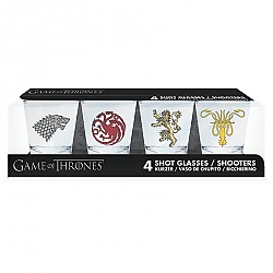 Sada of 4 shot glasses Game of Thrones 50 ml