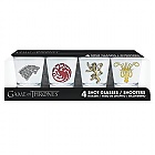 Sada of 4 shot glasses Game of Thrones 50 ml (Merchandise)