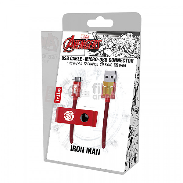 Tribe - Spider-Man - Marvel - Micro USB Cable - Data Transmission