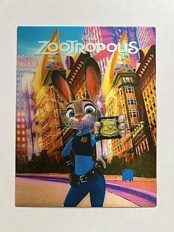 ZOOTROPOLIS - Lenticular 3D sticker